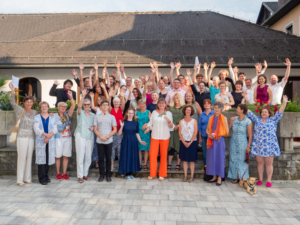 Gruppenfoto der Teilnehmer am Abschlusskonzert 2024