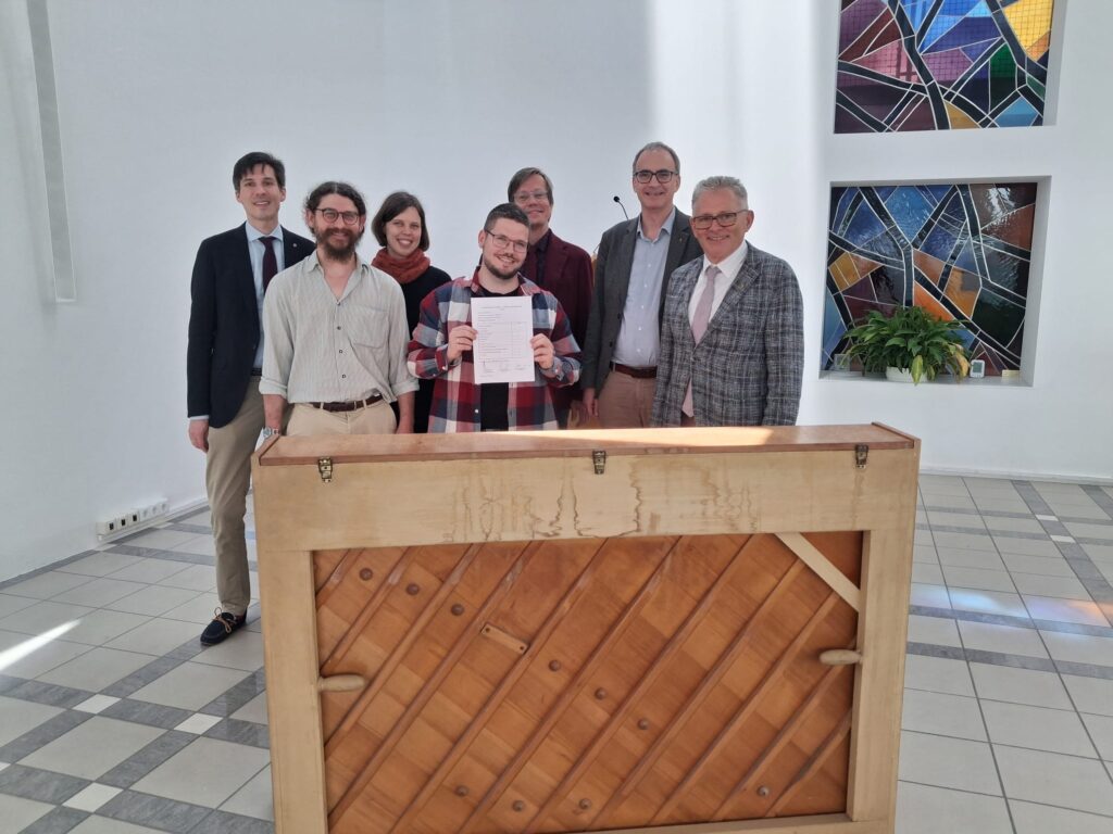 Gruppenfoto von den Prüfungen